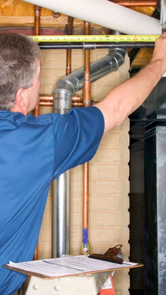 A licensed home inspector checking the plumbing during a home inspection in Pompano Beach, Florida, preventing costly surprises for the buyer.